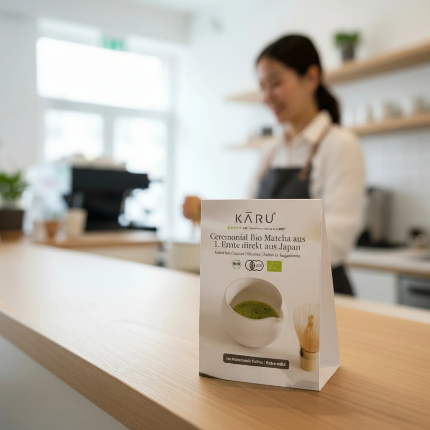 Tischaufsteller "Yottsu" | Zwei Stück | DIN A6 | Passend zu 500 g Gastro-Beuteln