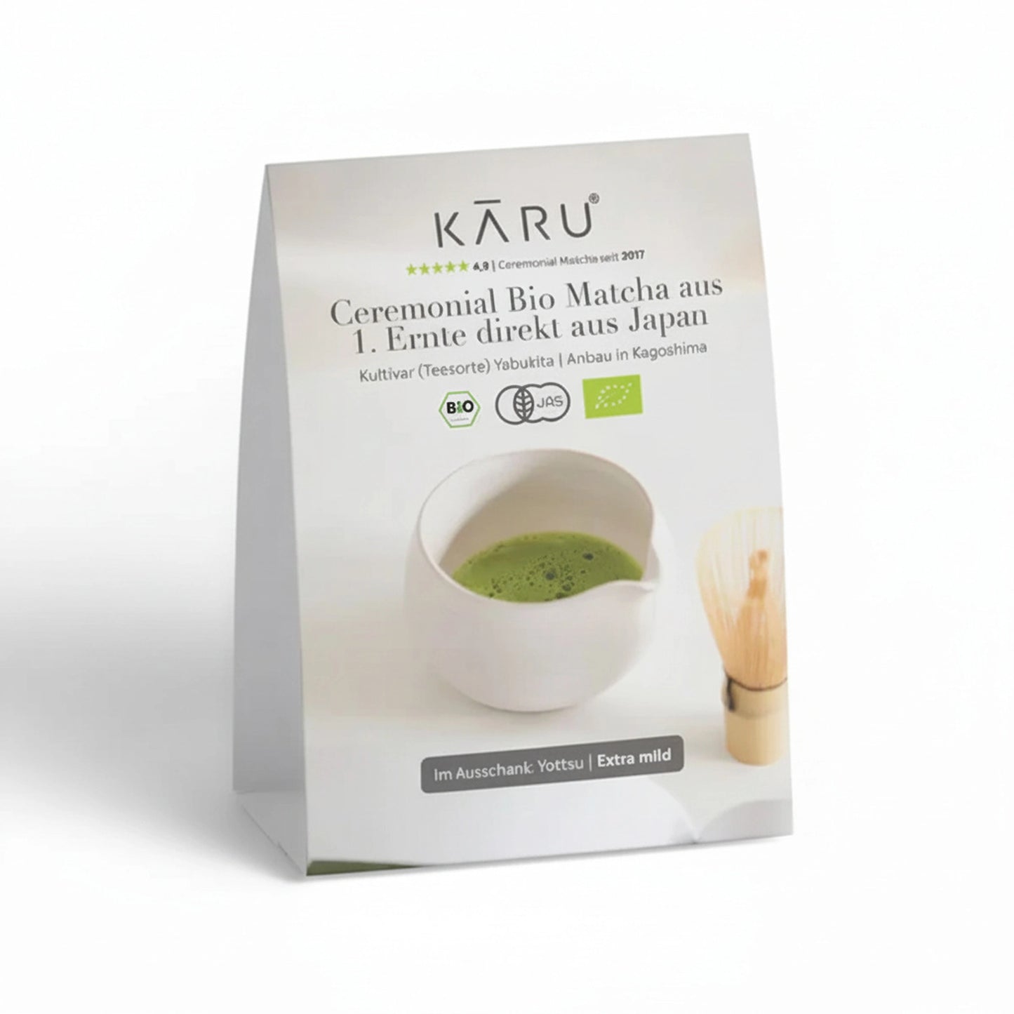 Tischaufsteller "Yottsu" | Zwei Stück | DIN A6 | Passend zu 500 g Gastro-Beuteln