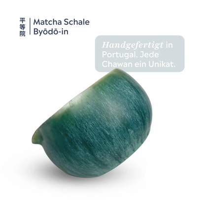 Matcha Schale mit Ausguss | Byōdō-in