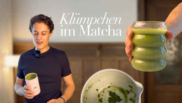 Matcha klumpt: so vermeidest du es