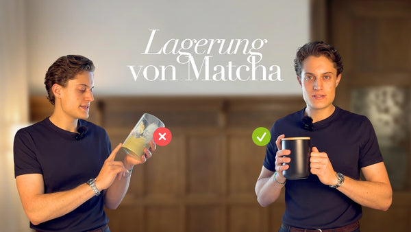 Matcha richtig lagern