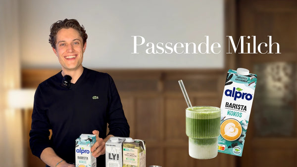 Welche Milch passt zu Matcha?