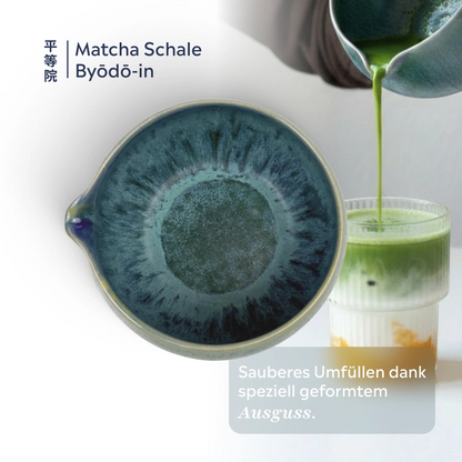 Matcha Schale mit Ausguss | Byōdō-in
