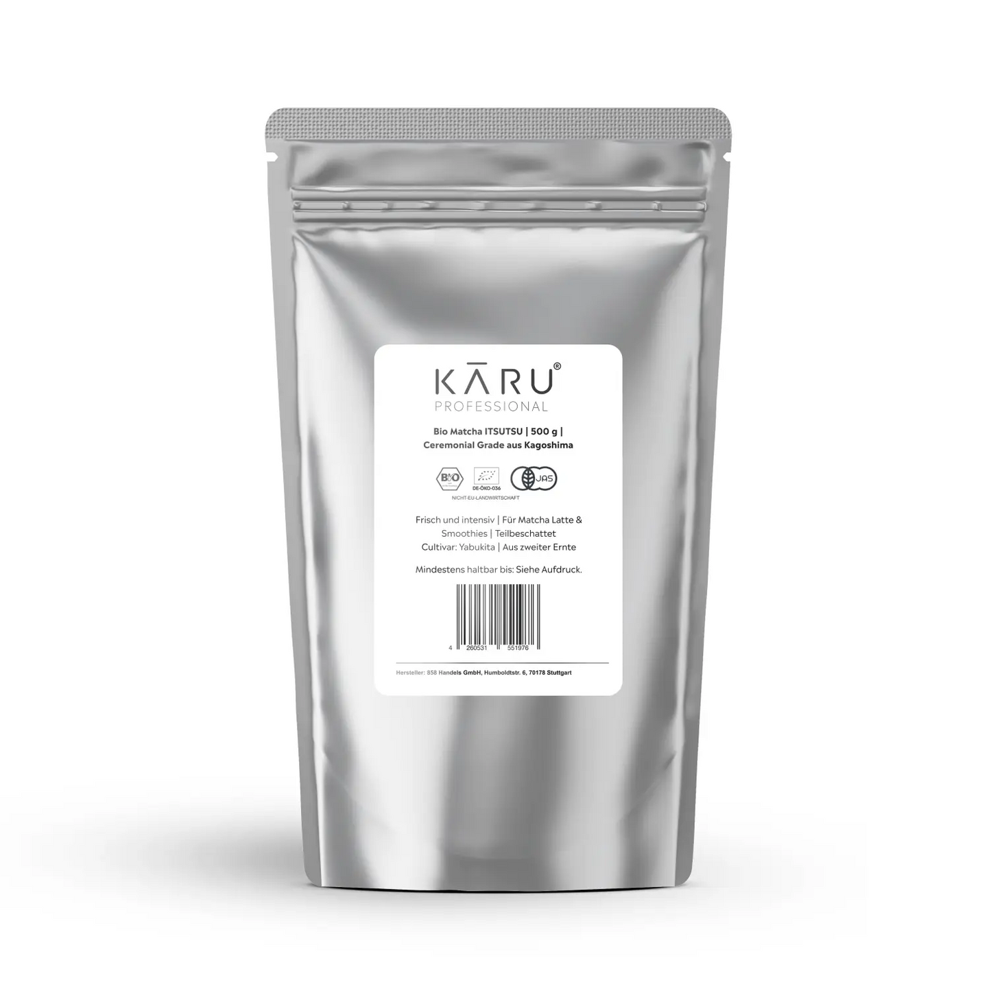 Bio Matcha Itsutsu | 500 g Gastro-Beutel mit Zipper
