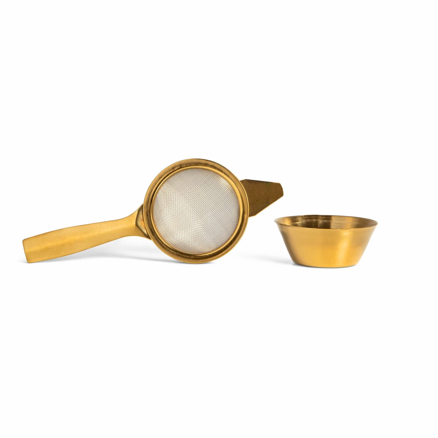 Matcha Sieb (furui) aus Edelstahl - Gold