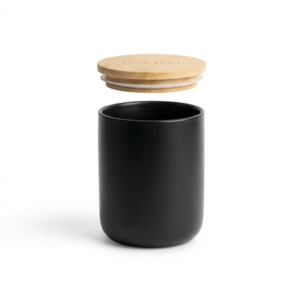 Ceramic storage jar