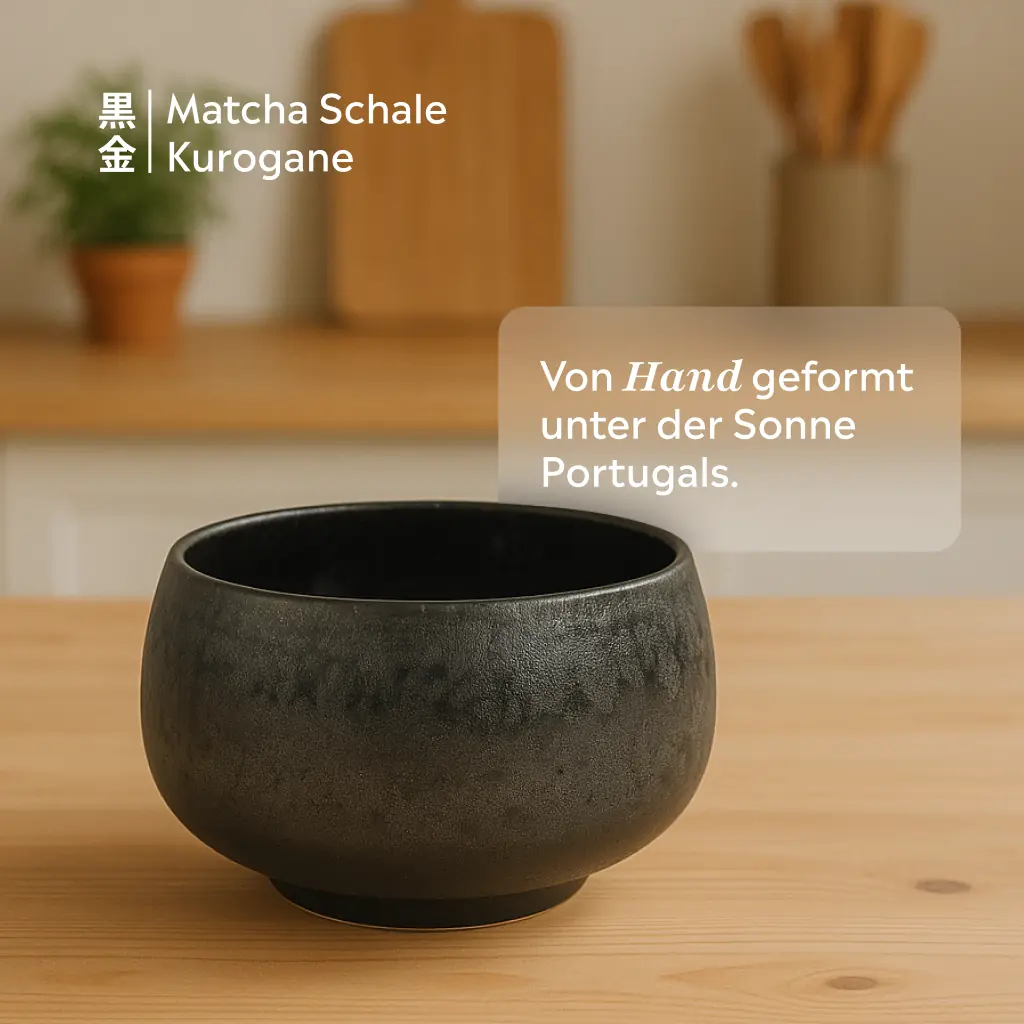 Matcha Bowl (Chawan) Kurogane | Black
