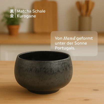 Matcha Bowl (Chawan) Kurogane | Black