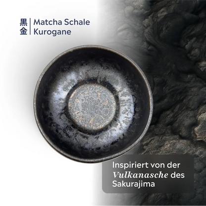 Matcha Bowl (Chawan) Kurogane | Black