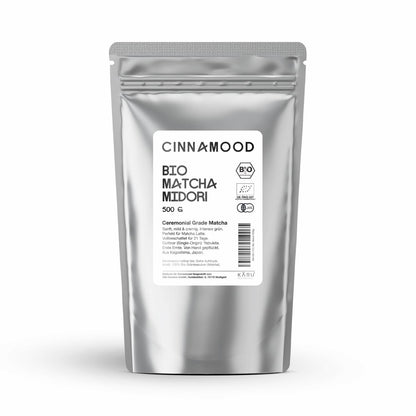 Bio Matcha Midori - Cinnamood x KARU | 500g Beutel mit Zipper